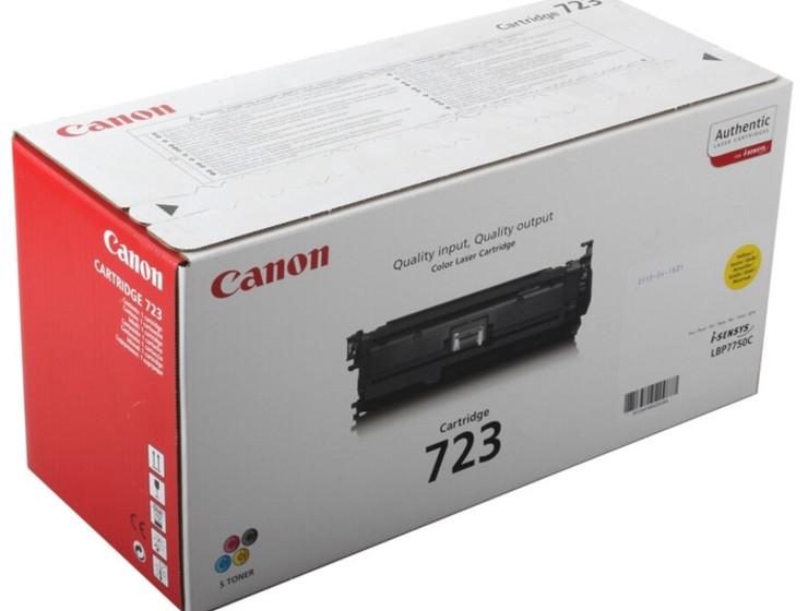 Заправка картриджа Canon 723Y (2641B002)